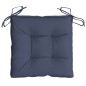 vidaXL Cojines para silla 6 uds tela Oxford azul marino 40x40x7 cm
