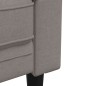 vidaXL Sofá Chesterfield de 2 plazas tela gris taupe vidaXL Sofá Chesterfield de 2 plazas tela gris taupe