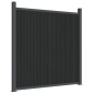 vidaXL Panel de valla WPC gris 353x186 cm vidaXL Panel de valla WPC gris 353x186 cm