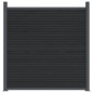 vidaXL Panel de valla WPC gris 353x186 cm vidaXL Panel de valla WPC gris 353x186 cm