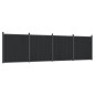 vidaXL Panel de valla WPC gris 699x186 cm vidaXL Panel de valla WPC gris 699x186 cm