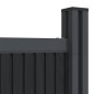 vidaXL Panel de valla WPC gris 699x186 cm vidaXL Panel de valla WPC gris 699x186 cm