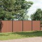 vidaXL Panel de valla WPC marrón 872x186 cm vidaXL Panel de valla WPC marrón 872x186 cm