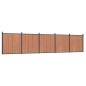 vidaXL Panel de valla WPC marrón 872x186 cm vidaXL Panel de valla WPC marrón 872x186 cm