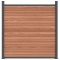 vidaXL Panel de valla WPC marrón 872x186 cm vidaXL Panel de valla WPC marrón 872x186 cm