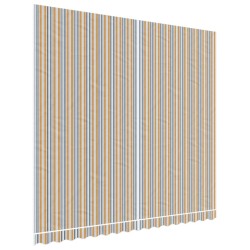 vidaXL Tela de repuesto de toldo rayas de colores 4x3,5 m