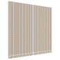 vidaXL Tela de repuesto de toldo rayas de colores 4x3,5 m