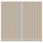 vidaXL Tela de repuesto de toldo rayas de colores 4x3,5 m