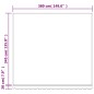vidaXL Tela de repuesto de toldo rayas de colores 4x3,5 m