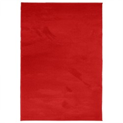 vidaXL Alfombra de pelo corto OVIEDO rojo 160x230 cm