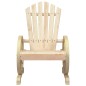 vidaXL Juego de muebles de jardín 3 piezas madera maciza de abeto vidaXL Juego de muebles de jardín 3 piezas madera maciza de abeto