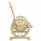 vidaXL Juego de muebles de jardín 3 piezas madera maciza de abeto vidaXL Juego de muebles de jardín 3 piezas madera maciza de abeto