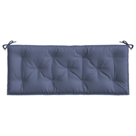 vidaXL Cojín para banco de jardín tela Oxford azul marino 120x50x7 cm