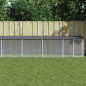 vidaXL Gallinero con techo acero galvanizado antracita 1003x98x90 cm vidaXL Gallinero con techo acero galvanizado antracita 1003x98x90 cm