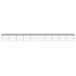 vidaXL Gallinero con techo acero galvanizado antracita 1003x98x90 cm vidaXL Gallinero con techo acero galvanizado antracita 1003x98x90 cm