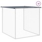 vidaXL Gallinero con techo acero galvanizado antracita 1003x98x90 cm vidaXL Gallinero con techo acero galvanizado antracita 1003x98x90 cm