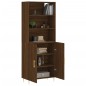 vidaXL Aparador alto madera contrachapada marrón roble 69,5x34x180 cm vidaXL Aparador alto madera contrachapada marrón roble 69,5x34x180 cm