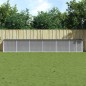 vidaXL Gallinero con techo acero galvanizado antracita 603x98x90 cm vidaXL Gallinero con techo acero galvanizado antracita 603x98x90 cm