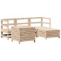 vidaXL Juego de sofás de jardín 5 piezas madera maciza de pino vidaXL Juego de sofás de jardín 5 piezas madera maciza de pino