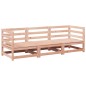 vidaXL Juego de sofás de jardín 3 pzas madera maciza de abeto Douglas vidaXL Juego de sofás de jardín 3 pzas madera maciza de abeto Douglas