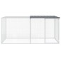 vidaXL Gallinero con techo acero galvanizado antracita 203x98x90 cm vidaXL Gallinero con techo acero galvanizado antracita 203x98x90 cm