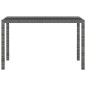 vidaXL Set comedor para jardín 3 pzas y cojines ratán sintético gris vidaXL Set comedor para jardín 3 pzas y cojines ratán sintético gris