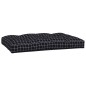 vidaXL Cojines para palés 7 piezas tela a cuadros negro vidaXL Cojines para palés 7 piezas tela a cuadros negro