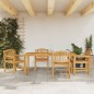 vidaXL Juego de comedor para jardín 5 piezas madera maciza de teca vidaXL Juego de comedor para jardín 5 piezas madera maciza de teca