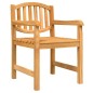 vidaXL Juego de comedor para jardín 5 piezas madera maciza de teca vidaXL Juego de comedor para jardín 5 piezas madera maciza de teca