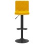 vidaXL Taburetes de cocina 2 unidades terciopelo amarillo mostaza vidaXL Taburetes de cocina 2 unidades terciopelo amarillo mostaza