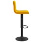 vidaXL Taburetes de cocina 2 unidades terciopelo amarillo mostaza vidaXL Taburetes de cocina 2 unidades terciopelo amarillo mostaza