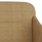 vidaXL Banco de terciopelo marrón 110x76x80 cm vidaXL Banco de terciopelo marrón 110x76x80 cm