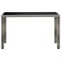 vidaXL Set de comedor de jardín 5 pzas y cojines ratán sintético gris vidaXL Set de comedor de jardín 5 pzas y cojines ratán sintético gris