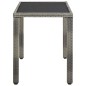 vidaXL Set de comedor de jardín 5 pzas y cojines ratán sintético gris vidaXL Set de comedor de jardín 5 pzas y cojines ratán sintético gris