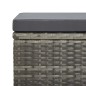 vidaXL Set de comedor de jardín 5 pzas y cojines ratán sintético gris vidaXL Set de comedor de jardín 5 pzas y cojines ratán sintético gris