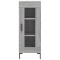 vidaXL Aparador alto madera contrachapada gris Sonoma 34,5x34x180 cm vidaXL Aparador alto madera contrachapada gris Sonoma 34,5x34x180 cm