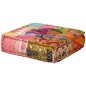 vidaXL Puf modular de 2 plazas de tela patchwork vidaXL Puf modular de 2 plazas de tela patchwork