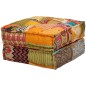 vidaXL Puf modular de 2 plazas de tela patchwork vidaXL Puf modular de 2 plazas de tela patchwork