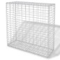 vidaXL Muro de gaviones jardín con piedras de vidrio LED 100x30x100cm vidaXL Muro de gaviones jardín con piedras de vidrio LED 100x30x100cm
