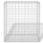 vidaXL Muro de gaviones jardín con piedras de vidrio LED 100x30x100cm vidaXL Muro de gaviones jardín con piedras de vidrio LED 100x30x100cm