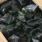 vidaXL Muro de gaviones jardín con piedras de vidrio LED 100x30x100cm vidaXL Muro de gaviones jardín con piedras de vidrio LED 100x30x100cm