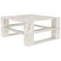 vidaXL Set muebles de palets de jardín 6 pzas madera cojines crema