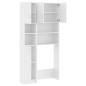  vidaXL Mueble para lavadora madera de ingeniería blanco