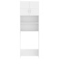  vidaXL Mueble para lavadora madera de ingeniería blanco