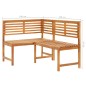 vidaXL Juego de bistró para jardín 4 piezas madera maciza de acacia vidaXL Juego de bistró para jardín 4 piezas madera maciza de acacia
