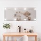 vidaXL Espejo de pared rectangular con luces LED vidrio 40x100 cm vidaXL Espejo de pared rectangular con luces LED vidrio 40x100 cm