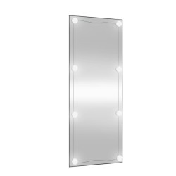 vidaXL Espejo de pared rectangular con luces LED vidrio 40x100 cm