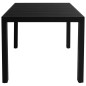 vidaXL Juego de comedor para jardín 5 piezas negro y marrón vidaXL Juego de comedor para jardín 5 piezas negro y marrón