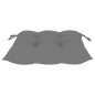vidaXL Sillas de comedor 2 uds madera maciza de teca con cojines gris vidaXL Sillas de comedor 2 uds madera maciza de teca con cojines gris