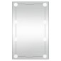 vidaXL Espejo de pared rectangular con luces LED vidrio 50x80 cm vidaXL Espejo de pared rectangular con luces LED vidrio 50x80 cm